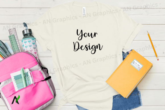 Back to School Bell Canvas Mockup - 013