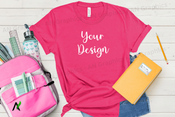 Back to School Bell Canvas Mockup - 022