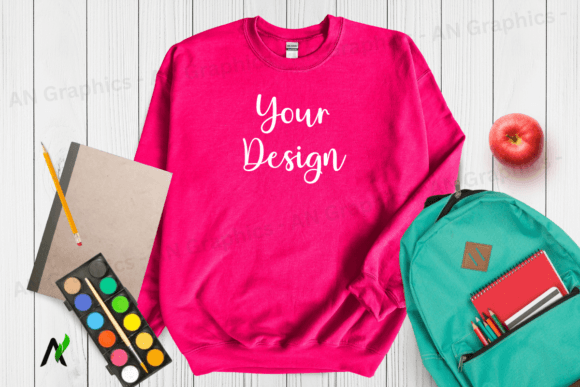 Back to School Gildan 18000 Mockup - 036: A Versatile Tool for Designers and Creators