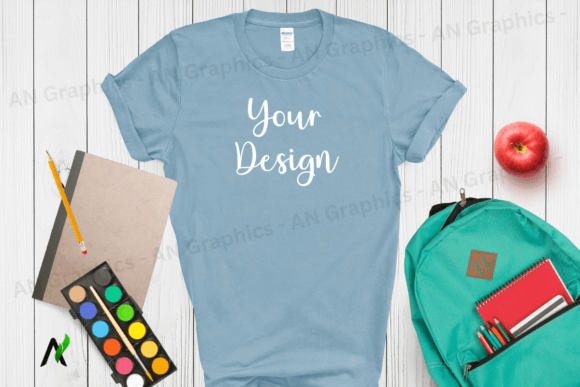 Back to School Gildan 5000 Mockup - 0106: A Versatile Tool for Designers