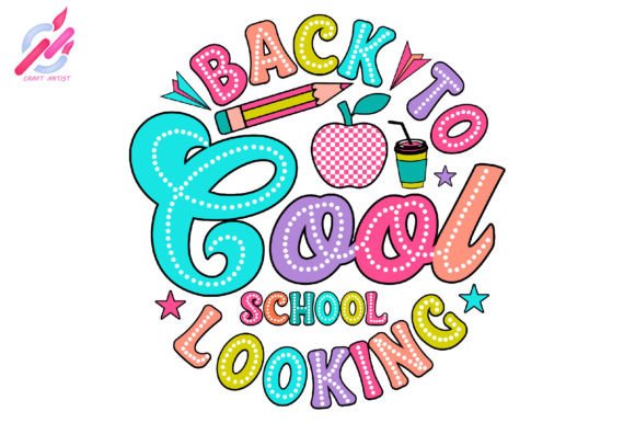 Back to School Looking Cool PNG: A Versatile Design Asset for Creative Projects