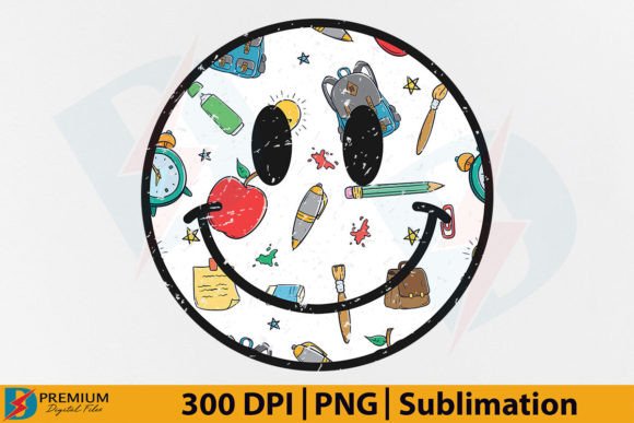 Back to School Smiley Face Teacher Smile: A Versatile Design for Creative Projects