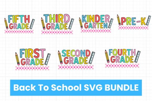 Back to School SVG Pack - V4: A Versatile Resource for Creative Projects