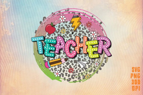 Embrace the Wild Side of Academia: The Back to School Teacher Leopard Clipart