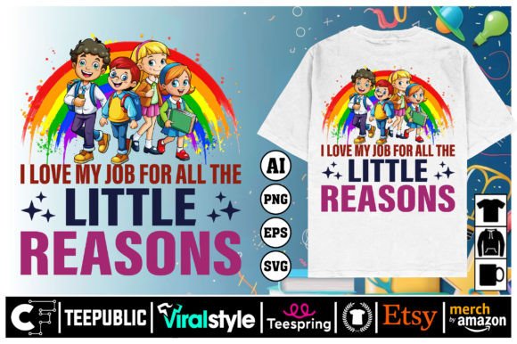I Love My Job Back to School T-shirt