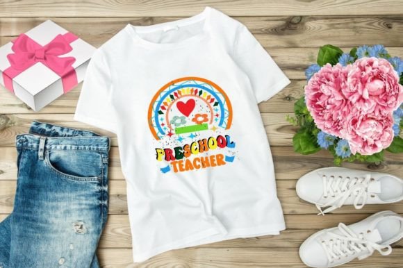 PRESCHOOL TEACHER - BACK TO SCHOOL T-Shirt Design