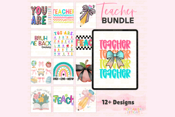 Teachers Back to School PNG Bundle