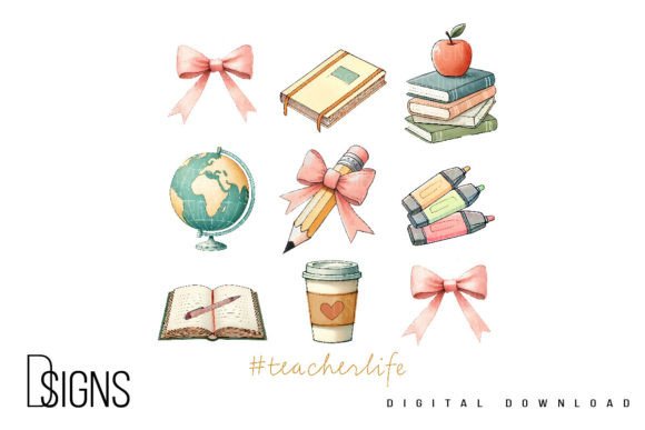 Vintage Teacher Coquette Back to School